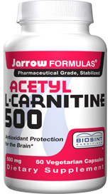 Acetyl L-Carnitine (500 mg 60 capsules) Jarrow Formulas