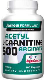 Acetyl L-Carnitine Arginate (500 mg 100 capsules) Jarrow Formulas