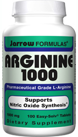 L-Arginine (1000 mg 100 tablets) Jarrow Formulas