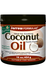 Coconut Oil 100% Organic (16 oz) Jarrow Formulas