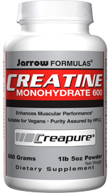 Creatine Monoydrate, 600 grams (6 grams/scoop 600 grams) Jarrow Formulas
