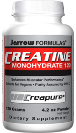 Creatine Monohydrate (6 grams/scoop 120 grams) Jarrow Formulas