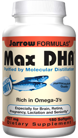 Max DHA (607 mg 180 softgels) Jarrow Formulas
