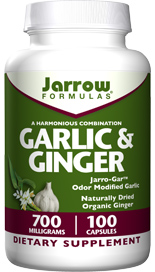 Garlic & Ginger (700 mg 100 capsules) Jarrow Formulas