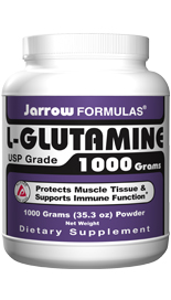 L-Glutamine (2 grams/scoop 1000 grams) Jarrow Formulas