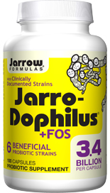 Jarro-Dophilus plus FOS (3.4 billion organisms per capsule 100 capsules) Jarrow Formulas
