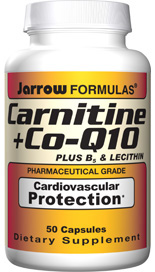 Carnitine plus Co-Q10 and B5 (50 capsules) Jarrow Formulas