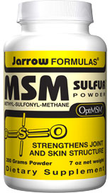 MSM Sulfur (1000 mg/scoop 7 oz) Jarrow Formulas