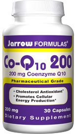 Co-Q10 (200 mg 30 capsules) Jarrow Formulas