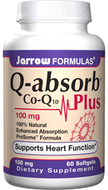 Q-Absorb CO-Q10 Plus (100 mg 60 softgels) Jarrow Formulas