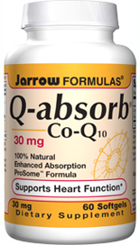 Q-Absorb Co-Q10 (30 mg 60 softgels) Jarrow Formulas