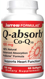 Q-Absorb Co-Q10 (100 mg 60 softgels) Jarrow Formulas