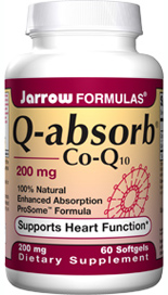 Q-Absorb Co-Q10 (200 mg 60 softgels) Jarrow Formulas