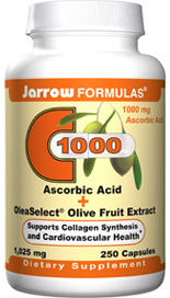 C plus OleaSelect (1025 mg 250 capsules) Jarrow Formulas