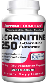 L-Carnitine (250 mg 250 capsules) Jarrow Formulas