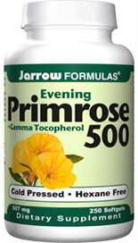 Primrose 500 plus Gamma Tocopherol (500 mg 250 softgels) Jarrow Formulas