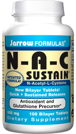 N-A-C Sustain (600 mg 100 tablets) Jarrow Formulas