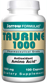 Taurine (1000 mg 100 capsules) Jarrow Formulas