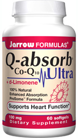 Q-ABSORB Ultra W/ D-Limonene (100 mg 60 softgels) Jarrow Formulas