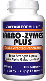 Jarro-Zymes Plus (470 mg 100 capsules) Jarrow Formulas