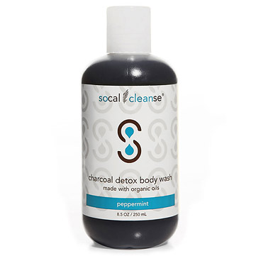 Organic Charcoal Detox Body Wash Peppermint (8.5 oz)*