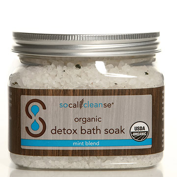 Organic Detox Bath Soak Mint (16.6 oz)* SoCal Cleanse