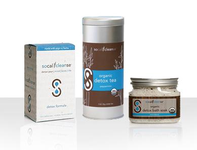 Cleanse Spa Package - Mint (Detox Formula, Tea & Bath Soak)* SoCal Cleanse