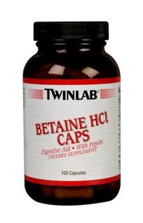 Betaine Hcl (100 capsules) TwinLab
