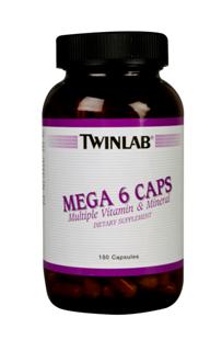 Mega 6 (180 capsules) TwinLab