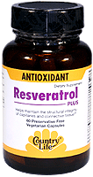 Resveratrol Plus (60 VCaps) Country Life