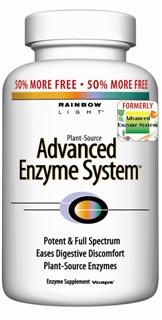 Advanced Enzyme System (120+60 Capsules)* Rainbow Light