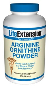 Arginine Ornithine Powder (150 grams)* Life Extension