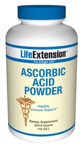 Ascorbic Acid (vitamin C) (16 oz powder)* Life Extension