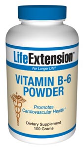 Vitamin B6 (100 grams powder)* Life Extension