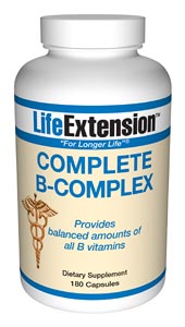 Complete Vitamin B Complex (180 capsules)* Life Extension