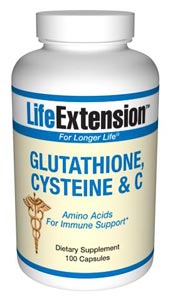 Glutathione, Cysteine and Vitamin C (100 capsules)* Life Extension