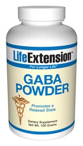 GABA Powder (Gamma-Amino Butyric Acid) (100 grams powder)* Life Extension