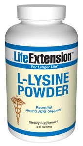 L-Lysine Powder (300 grams)* Life Extension