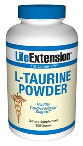 Taurine (300 grams powder)* Life Extension
