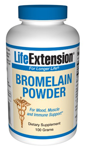 Bromelain (100 grams powder)* Life Extension