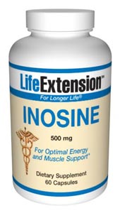 Inosine (500 mg 60 capsules)* Life Extension