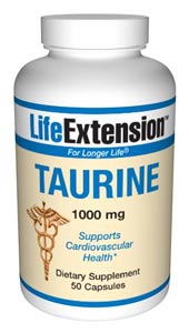 Taurine (1000 mg 50 capsules)* Life Extension