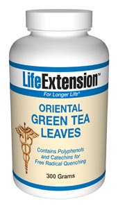 Oriental Green Tea Leaves (300 grams)* Life Extension