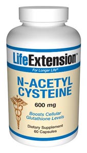 N-Acetyl Cysteine, NAC (600 mg 60 capsules)* Life Extension