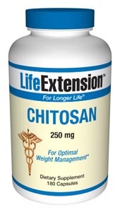 Chitosan (250 mg 180 capsules)* Life Extension