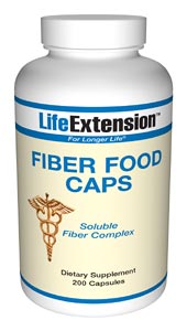 Fiber Food Caps (200 capsules)* Life Extension