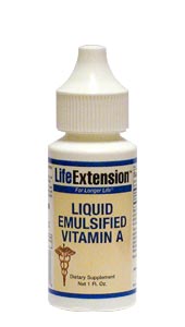 Liquid Emulsified Vitamin A (20,000 IU per drop)* Life Extension