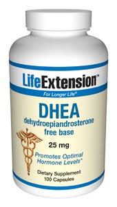 DHEA (Dehydroepiandrosterone) (25 mg 100 capsules)* Life Extension