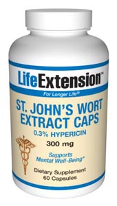 St John's Wort Extract (300 mg 60 capsules)* Life Extension
