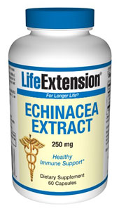 Echinacea Extract (250 mg 60 capsules)* Life Extension